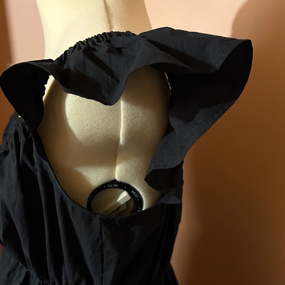 Universal Thread Black Ruffle-Shoulder Maxi Dress - Picture 5 of 5